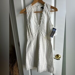 French Connection Ivory Lace Mini Dress
